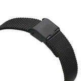Buy Shop Tommy Hilfiger Spencer Skeleton Black Dial Black Mesh Bracelet Watch for Men - 1791644 USA Online