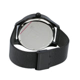 Buy Shop Tommy Hilfiger Spencer Skeleton Black Dial Black Mesh Bracelet Watch for Men - 1791644 USA Online