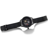 Buy Shop Tommy Hilfiger Spencer Skeleton Black Dial Black Mesh Bracelet Watch for Men - 1791644 USA Online