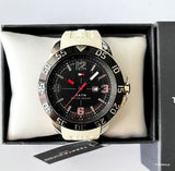 Buy Shop Tommy Hilfiger Sport Black Dial White Rubber Strap Watch for Men - 1790986 USA Online