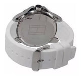 Buy Shop Tommy Hilfiger Sport Black Dial White Rubber Strap Watch for Men - 1790986 USA Online