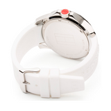 Buy Shop Tommy Hilfiger Sport Black Dial White Rubber Strap Watch for Men - 1790986 USA Online