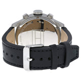 Buy Shop Tommy Hilfiger Sport Chronograph Black Dial Black Leather Strap Watch for Men - 1791050 USA Online