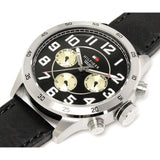 Buy Shop Tommy Hilfiger Sport Chronograph Black Dial Black Leather Strap Watch for Men - 1791050 USA Online