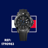 Buy Shop Tommy Hilfiger Sport Multifunction Black Dial Black Rubber Strap Watch for Men - 1790983 USA Online
