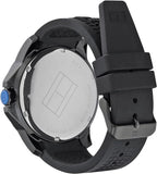 Buy Shop Tommy Hilfiger Sport Multifunction Black Dial Black Rubber Strap Watch for Men - 1790983 USA Online
