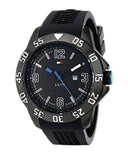 Buy Shop Tommy Hilfiger Sport Multifunction Black Dial Black Rubber Strap Watch for Men - 1790983 USA Online