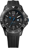 Buy Shop Tommy Hilfiger Sport Multifunction Black Dial Black Rubber Strap Watch for Men - 1790983 USA Online