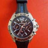 Buy Shop Tommy Hilfiger Sport Multifunction Black Dial Black Rubber Strap Watch for Men - 1791143 USA Online