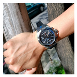 Buy Shop Tommy Hilfiger Sport Multifunction Black Dial Black Rubber Strap Watch for Men - 1791143 USA Online