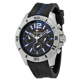 Buy Shop Tommy Hilfiger Sport Multifunction Black Dial Black Rubber Strap Watch for Men - 1791143 USA Online