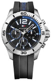 Buy Shop Tommy Hilfiger Sport Multifunction Black Dial Black Rubber Strap Watch for Men - 1791143 USA Online