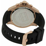 Buy Shop Tommy Hilfiger Sport Multifunction Black Dial Black Rubber Strap Watch for Men - 1791145 USA Online