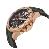 Buy Shop Tommy Hilfiger Sport Multifunction Black Dial Black Rubber Strap Watch for Men - 1791145 USA Online