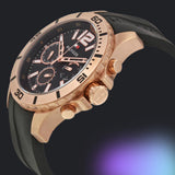 Buy Shop Tommy Hilfiger Sport Multifunction Black Dial Black Rubber Strap Watch for Men - 1791145 USA Online