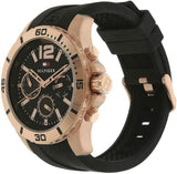 Buy Shop Tommy Hilfiger Sport Multifunction Black Dial Black Rubber Strap Watch for Men - 1791145 USA Online