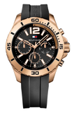 Buy Shop Tommy Hilfiger Sport Multifunction Black Dial Black Rubber Strap Watch for Men - 1791145 USA Online