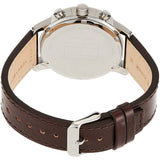 Buy Shop Tommy Hilfiger Sport Multifunction Blue Dial Brown Leather Strap Watch for Men - 1791137 USA Online