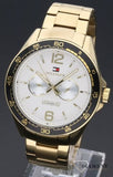 Buy Shop Tommy Hilfiger Sport White Dial Gold Steel Strap Watch for Men - 1791365 USA Online