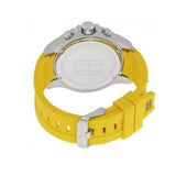 Buy Shop Tommy Hilfiger Sports Multifunction Black Dial Yellow Rubber Strap Watch for Men - 1791144 USA Online