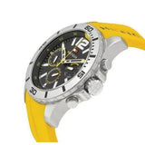 Buy Shop Tommy Hilfiger Sports Multifunction Black Dial Yellow Rubber Strap Watch for Men - 1791144 USA Online