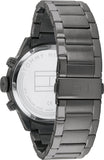 Buy Shop Tommy Hilfiger Trent Chronograph Grey Dial Grey Steel Strap Watch For Men - 1791806 USA Online