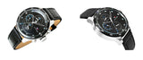 Buy Shop Tommy Hilfiger Trent Chronograph Quartz Black Dial Black Leather Strap Watch For Men - 1791810 USA Online