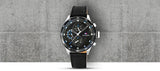 Buy Shop Tommy Hilfiger Trent Chronograph Quartz Black Dial Black Leather Strap Watch For Men - 1791810 USA Online