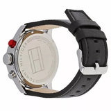 Buy Shop Tommy Hilfiger Trent Multifunction White Dial Black Leather Strap Watch for Men - 1791138 USA Online