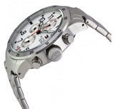 Buy Shop Tommy Hilfiger Trent Multifunction White Dial Silver Steel Strap Watch for Men - 1791140 USA Online
