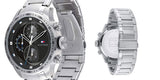 Buy Shop Tommy Hilfiger Trent Quartz Black Dial Silver Steel Strap Watch For Men - 1791805 USA Online