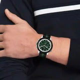 Buy Shop Tommy Hilfiger Troy Chronograph Green Dial Two Tone Nylon Strap Watch For Men - 1792107 USA Online
