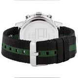 Buy Shop Tommy Hilfiger Troy Chronograph Green Dial Two Tone Nylon Strap Watch For Men - 1792107 USA Online