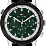 Buy Shop Tommy Hilfiger Troy Chronograph Green Dial Two Tone Nylon Strap Watch For Men - 1792107 USA Online