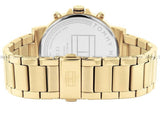 Buy Shop Tommy Hilfiger Tyson Chronograph Gold Dial Gold Steel Strap Watch For Men - 1710611 USA Online