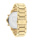 Buy Shop Tommy Hilfiger Tyson Chronograph Gold Dial Gold Steel Strap Watch For Men - 1710611 USA Online