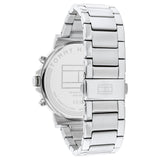 Buy Shop Tommy Hilfiger Tyson Chronograph Green Dial Silver Steel Strap Watch For Men - 1710587 USA Online