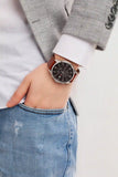 Buy Shop Tommy Hilfiger West Chronograph Grey Dial Brown Leather Strap Watch For Men - 1791710 USA Online