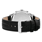 Buy Shop Tommy Hilfiger Weston Chronograph Black Dial Black Leather Strap Watch For Men - 1710502 USA Online