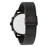 Buy Shop Tommy Hilfiger Weston Chronograph Black Dial Black Mesh Bracelet Watch For Men - 1710505 USA Online
