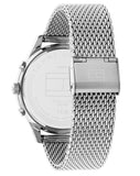 Buy Shop Tommy Hilfiger Weston Chronograph Blue Dial Silver Mesh Bracelet Watch For Men - 1710504 USA Online
