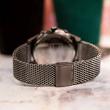 Buy Shop Tommy Hilfiger Weston Chronograph Grey Dial Grey Mesh Bracelet Watch For Men - 1710506 USA Online