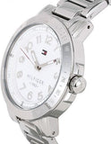 Buy Shop Tommy Hilfiger White Dial Silver Steel Strap Watch for Women - 1781397 USA Online
