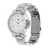 Buy Shop Tommy Hilfiger White Dial Silver Steel Strap Watch for Women - 1781397 USA Online