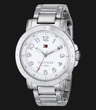 Buy Shop Tommy Hilfiger White Dial Silver Steel Strap Watch for Women - 1781397 USA Online