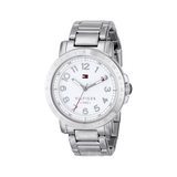 Buy Shop Tommy Hilfiger White Dial Silver Steel Strap Watch for Women - 1781397 USA Online