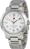 Buy Shop Tommy Hilfiger White Dial Silver Steel Strap Watch for Women - 1781397 USA Online