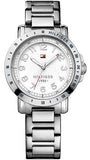 Buy Shop Tommy Hilfiger White Dial Silver Steel Strap Watch for Women - 1781397 USA Online