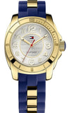 Buy Shop Tommy Hilfiger White Dial Two Tone Steel Strap Watch for Women - 1781307 USA Online