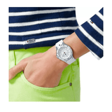 Buy Shop Tommy Hilfiger White Dial White Rubber Strap Watch for Women - 1781271 USA Online